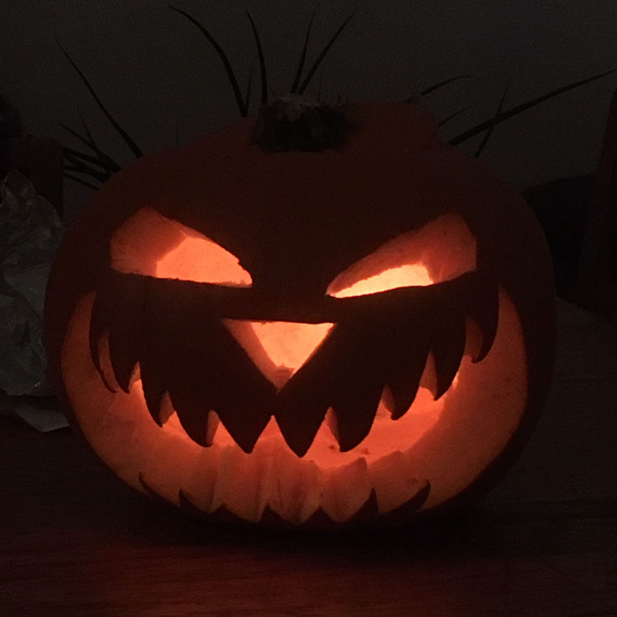 Scary Halloween Pumpkin, The Kitchen Whisk Blog 2021