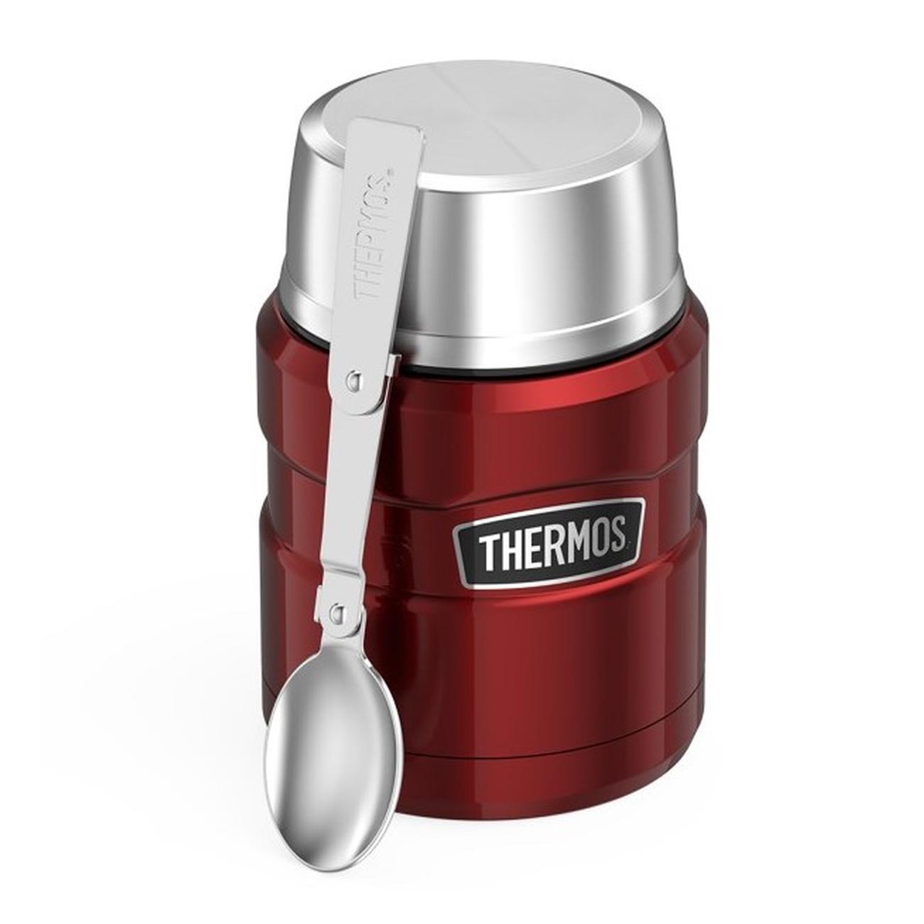 Thermos Stainless King 0.47L Food Flask Cranberry