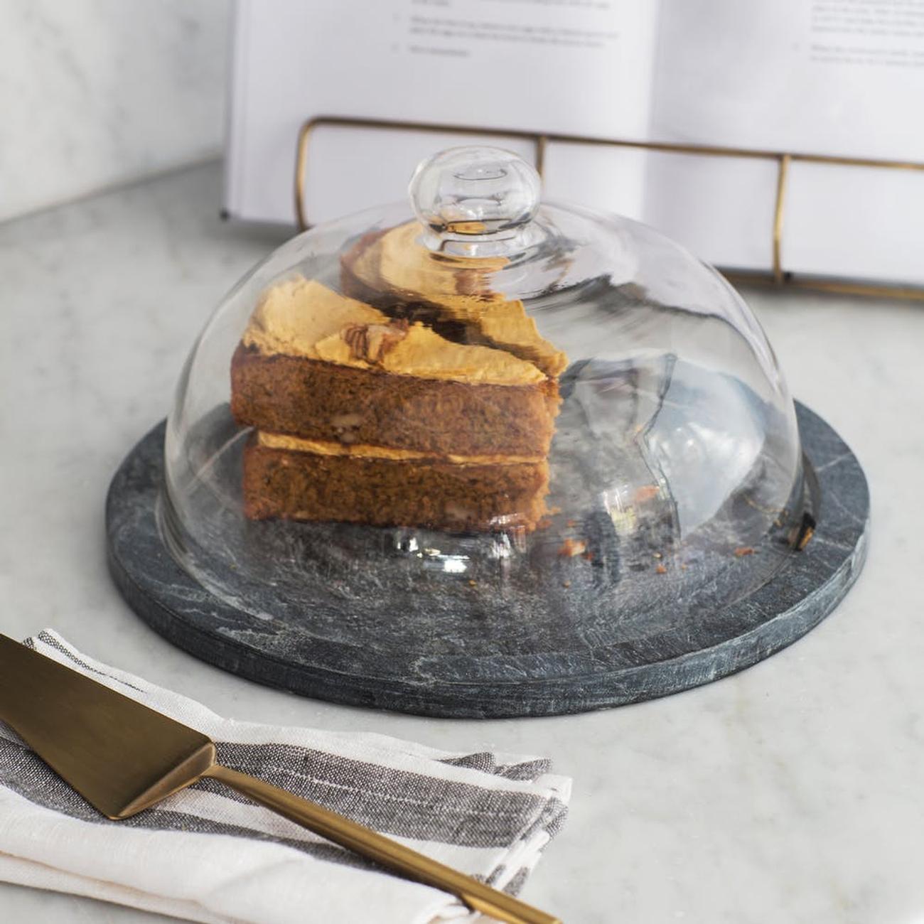 Brompton Cake Dome with Slate Base