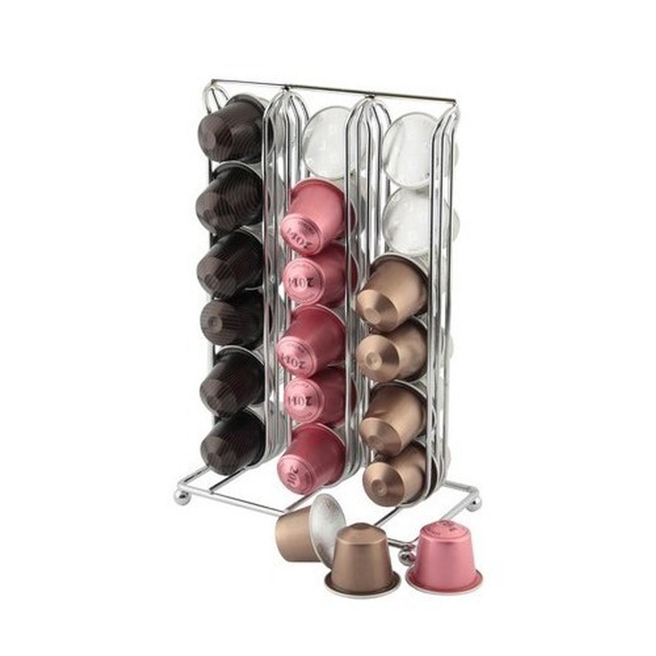 Apollo Chrome Coffee Capsule Holder 36 pods