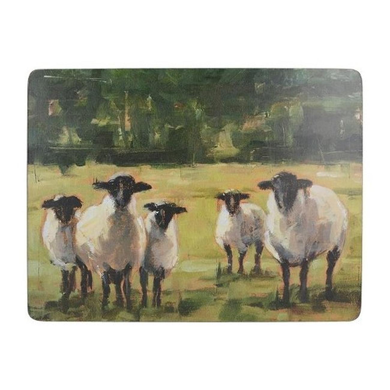 Creative Tops Sheep Family Pack of 6 Premium Placemats
