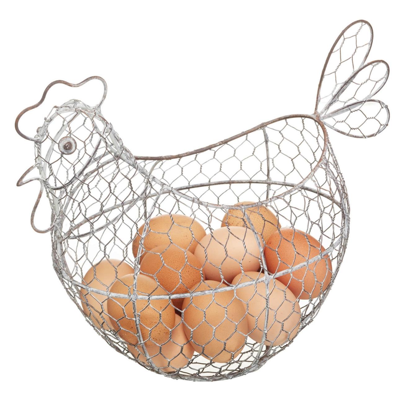 KitchenCraft Classic Collection Wire Egg Basket