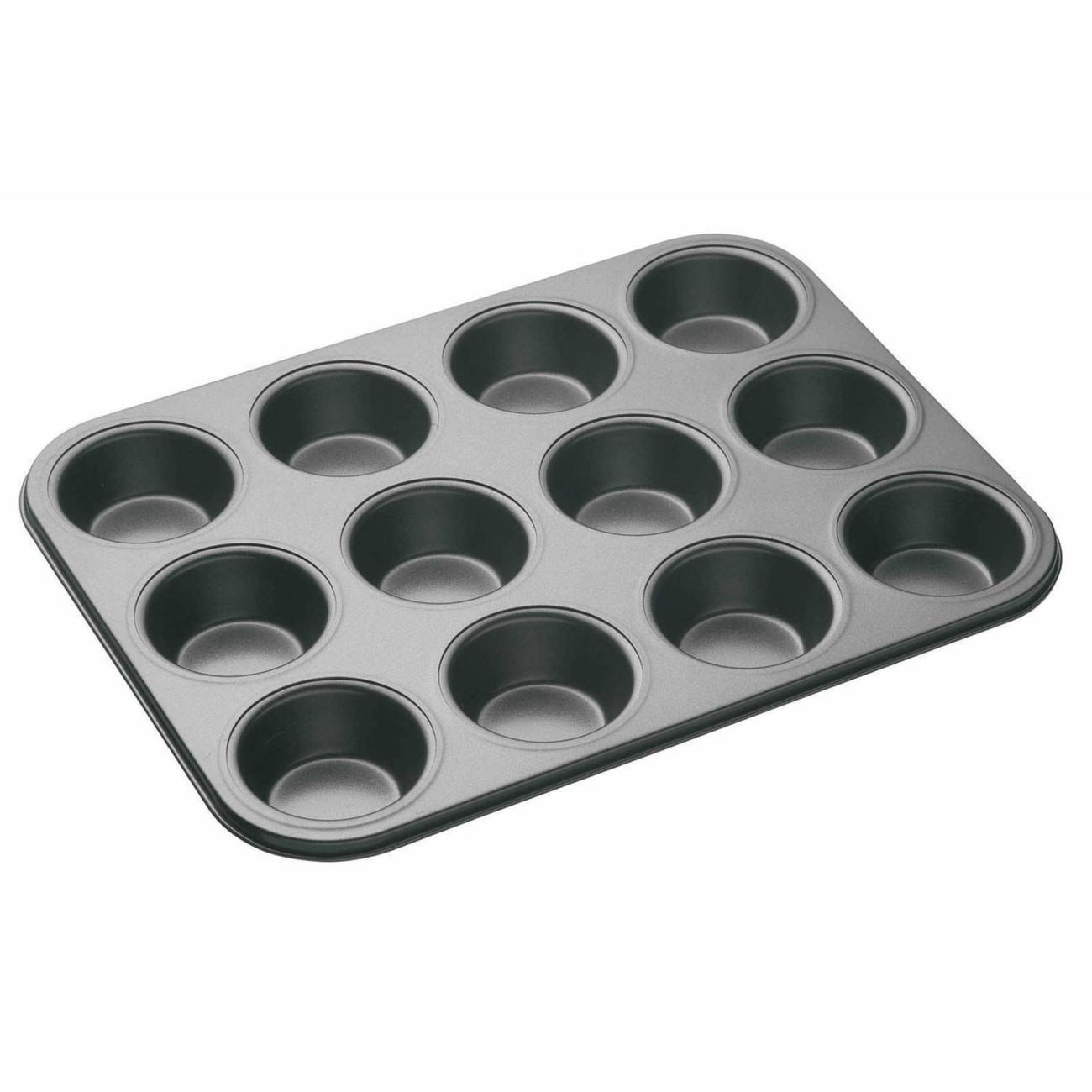 MasterClass Non Stick 12 Hole Deep Baking Pan