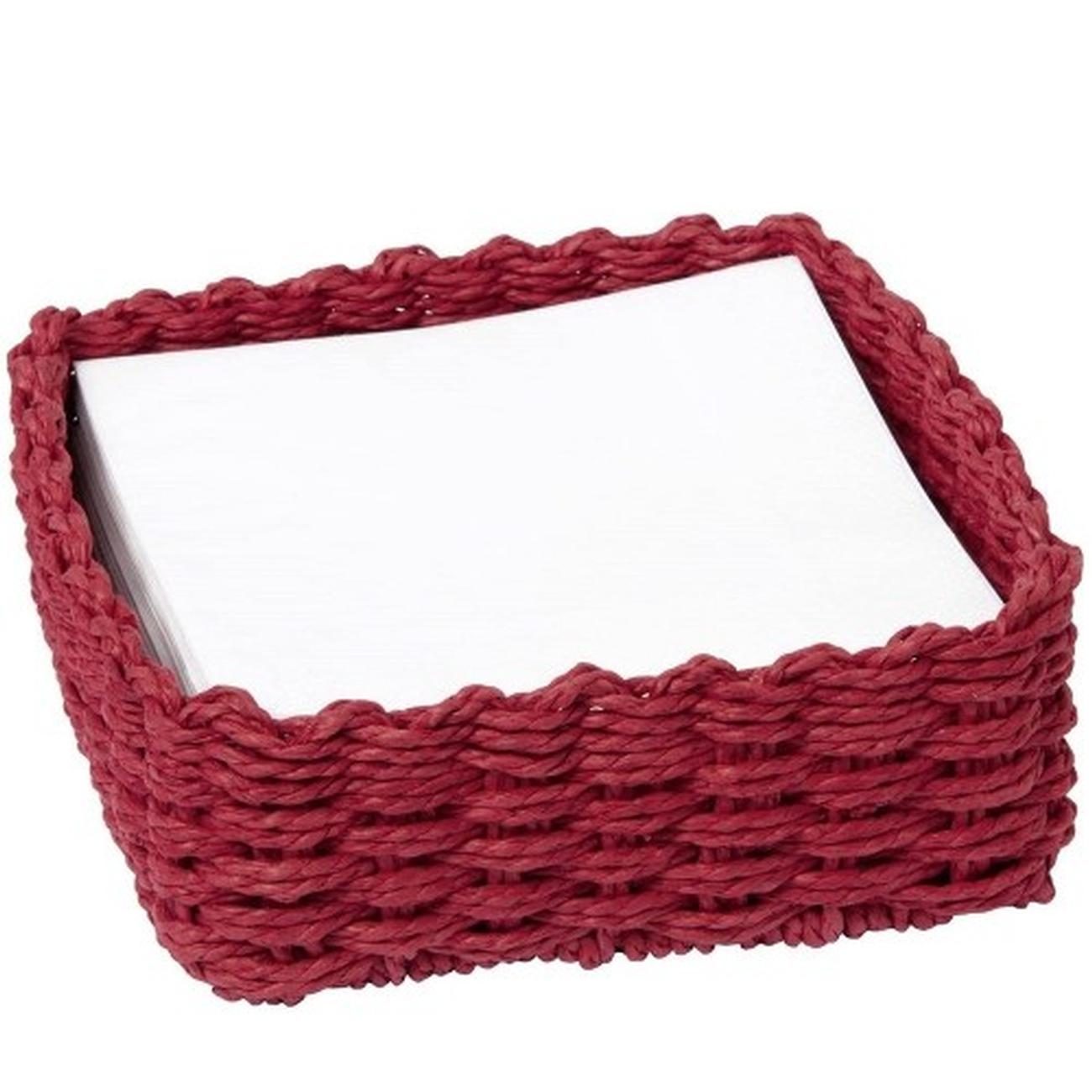 IHR Lunch Napkin Holder Red