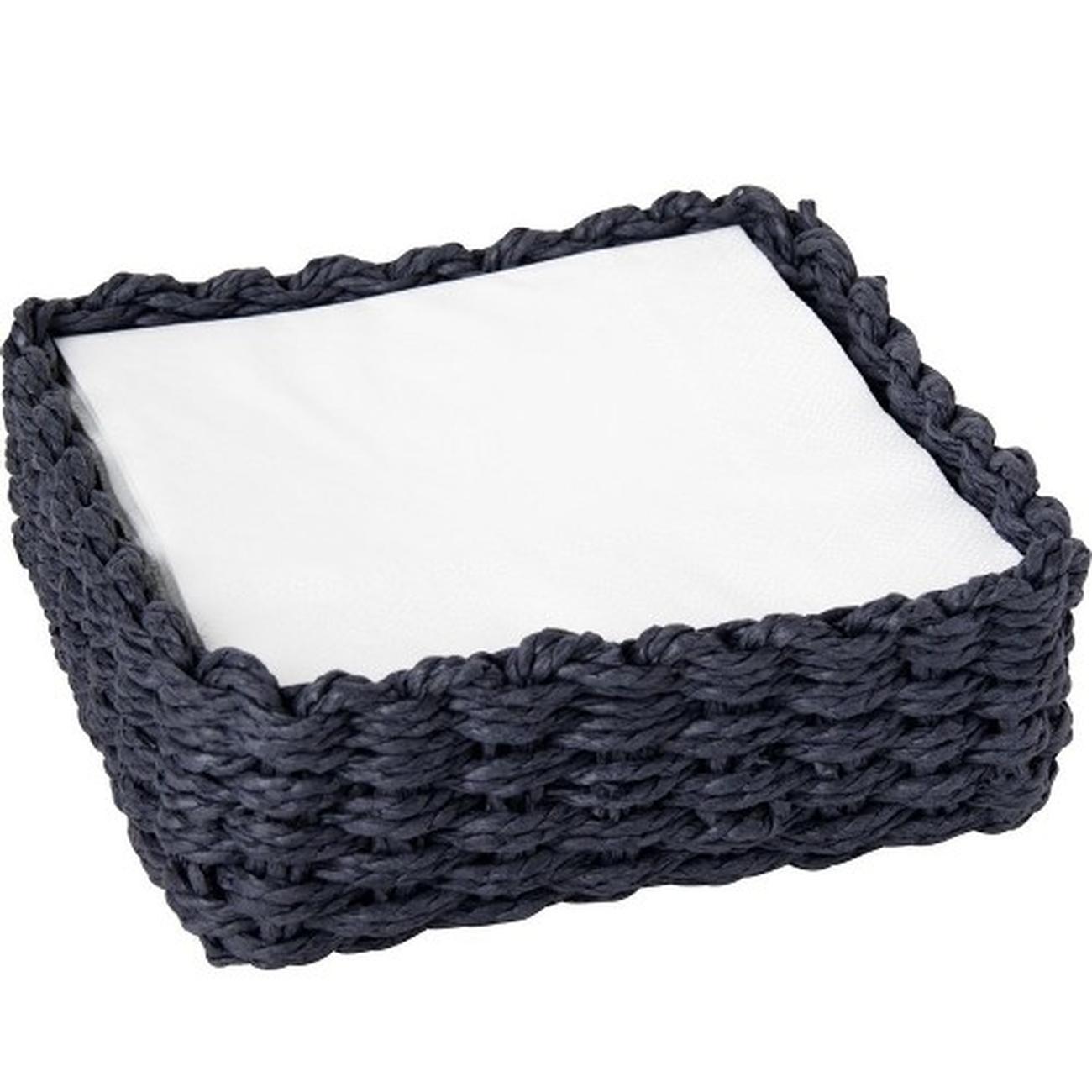 IHR Rope Napkin Holder Dark Blue