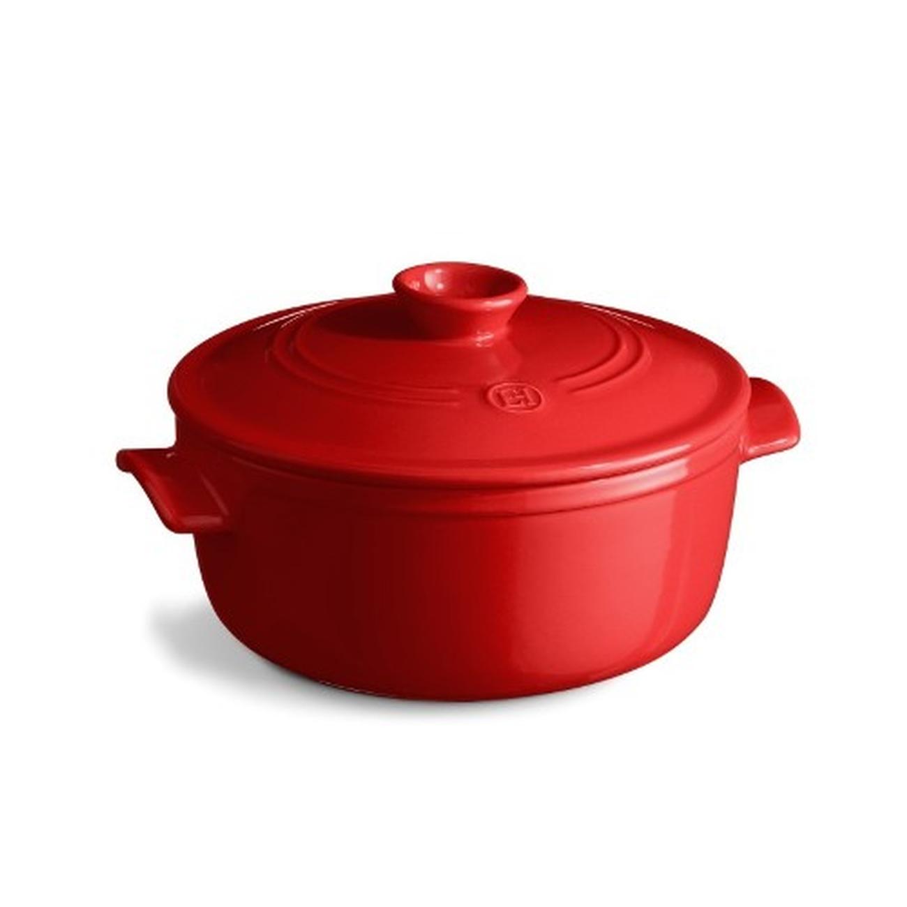 Emile Henry Round Stewpot Red 5.3L