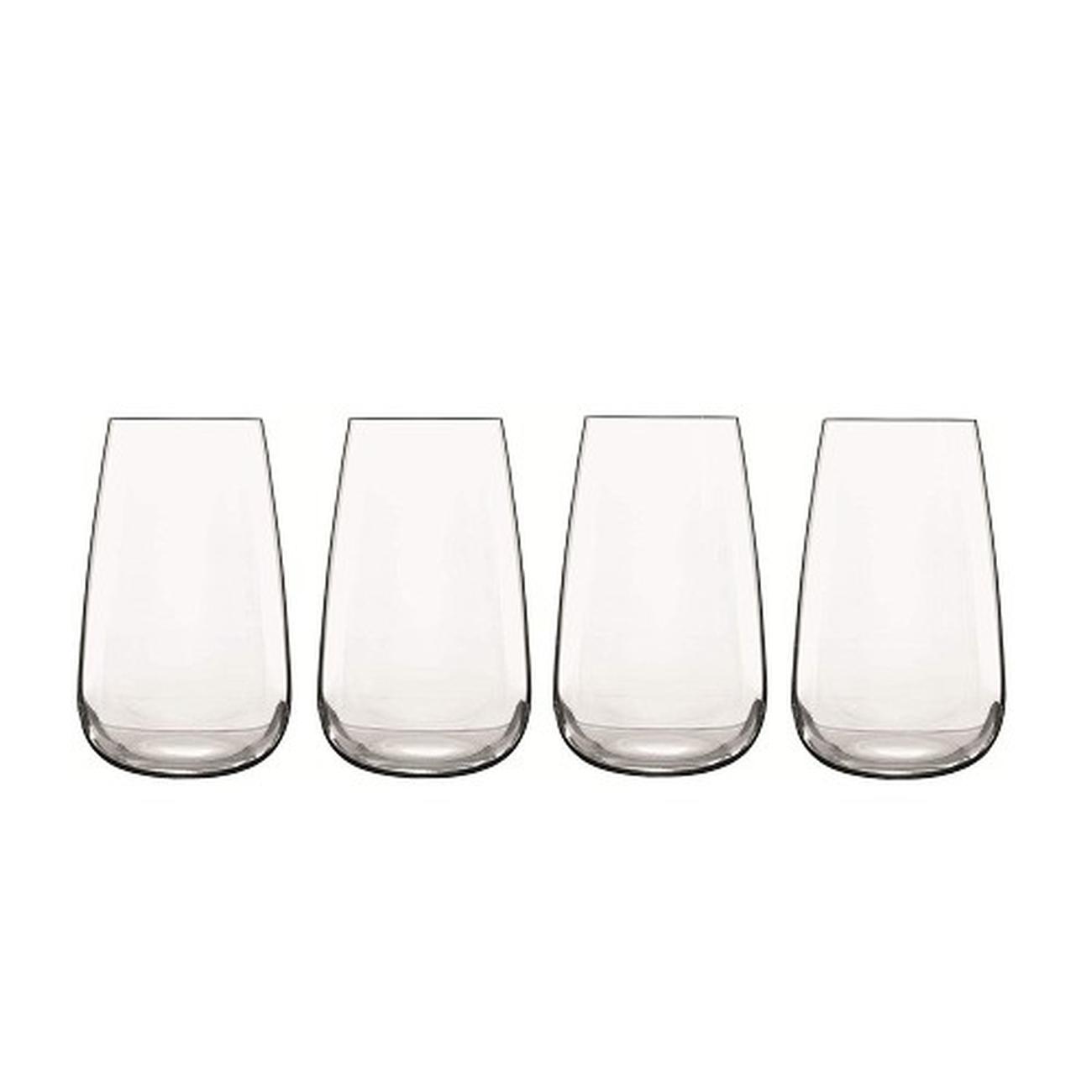 Luigi Bormioli Talismano Hi-Ball Glass Tumbler Set of 4