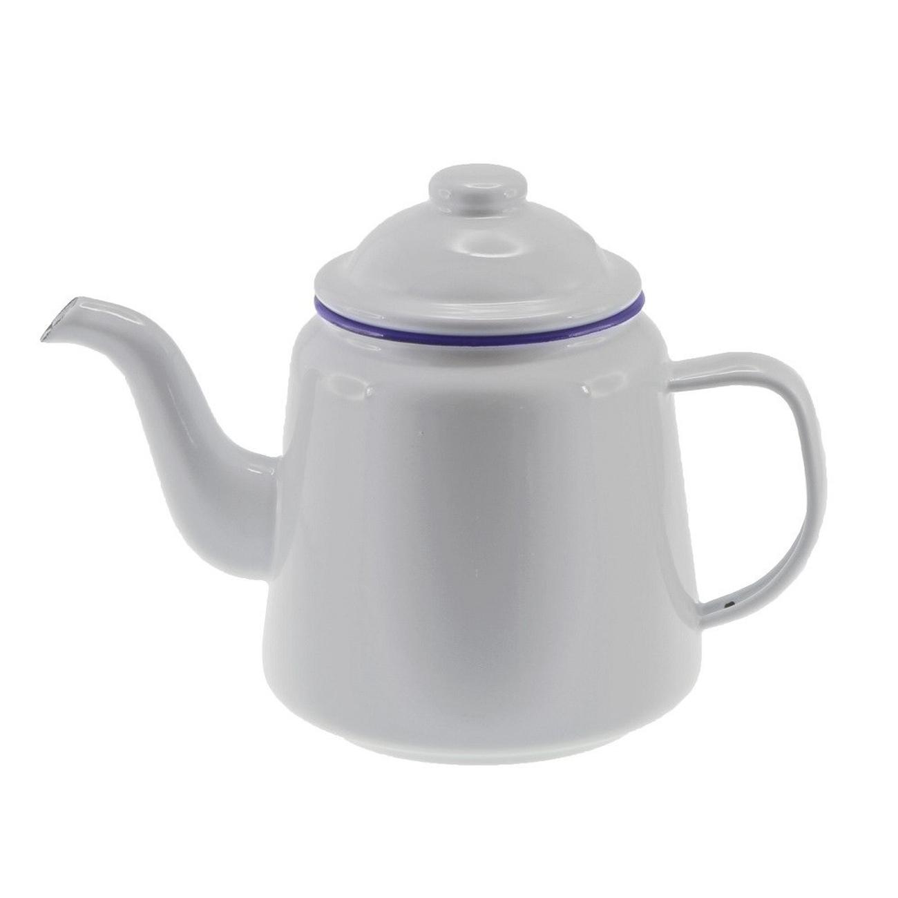 Falcon Enamel Teapot White 14cm