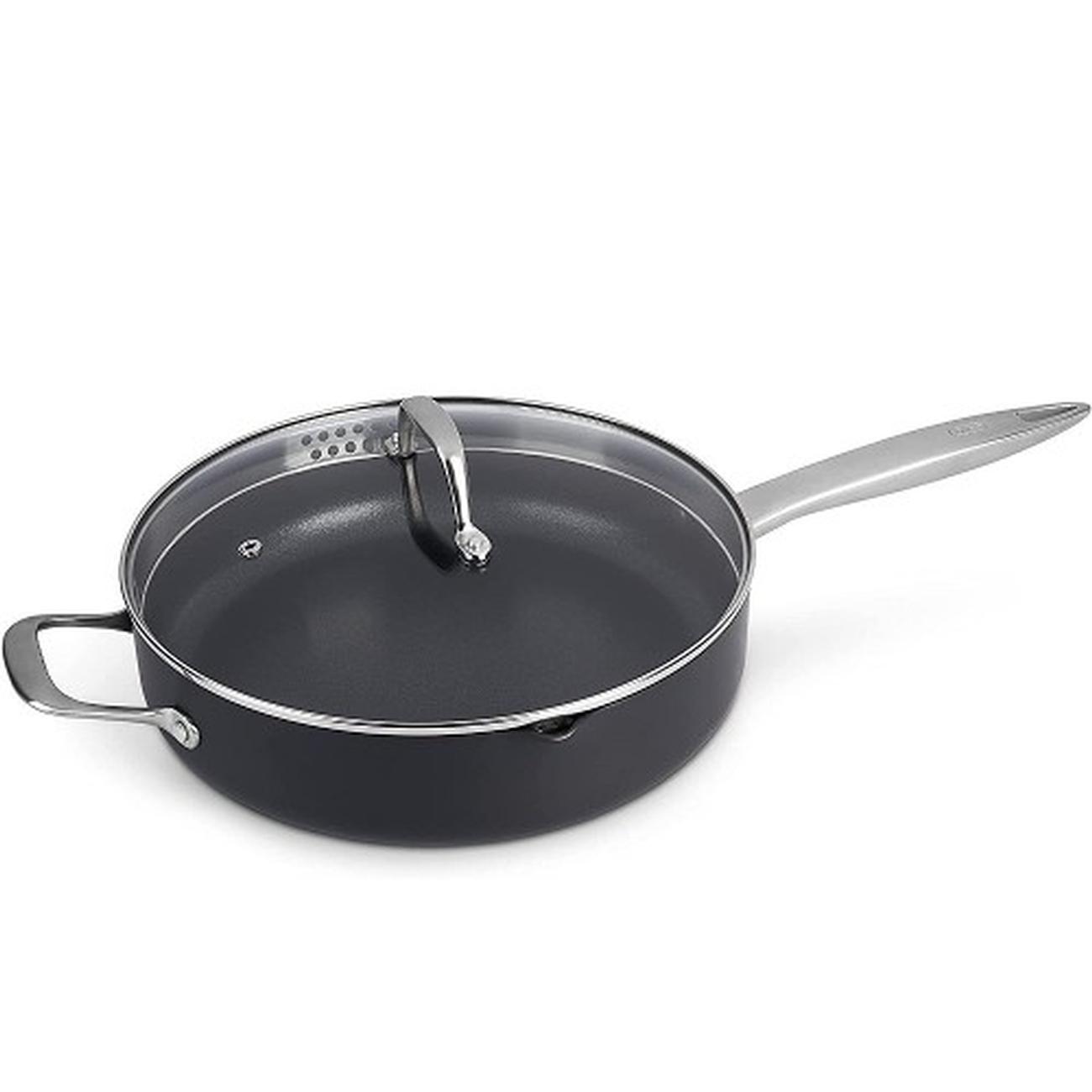 Zyliss Ultimate Pro NonStick Sauté Pan With Spout & Glass Lid 28cm