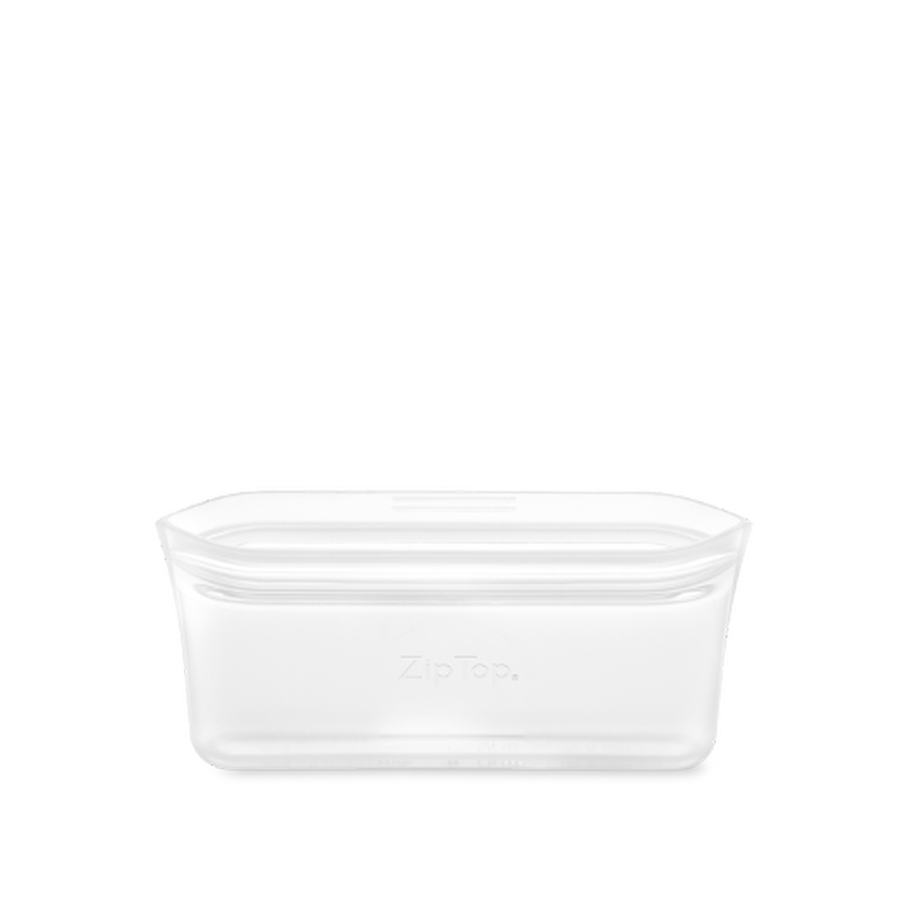 Zip Top Reusable Silicone Snack Bag Frost