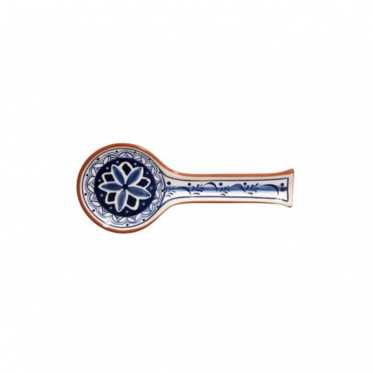 Casafina Alentejo Terracotta Indigo Spoon Rest