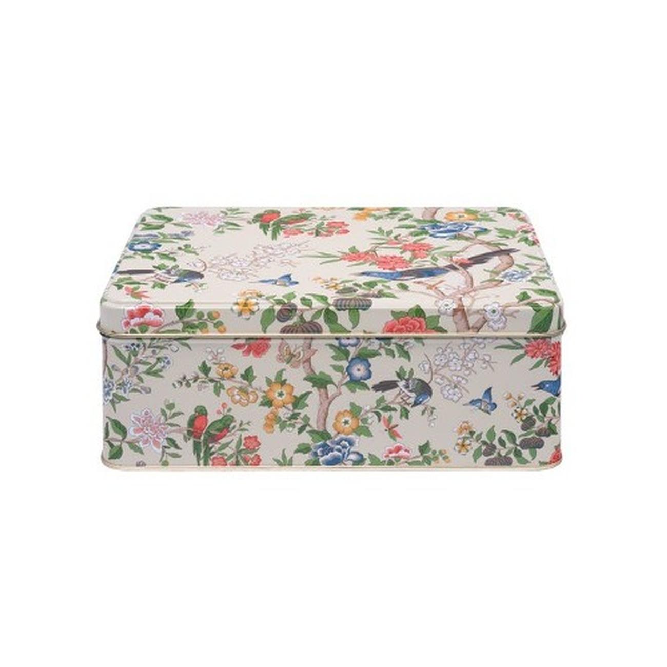 Sanderson Chinoiserie Hall Deep Rectangle Tin Sanderson Chinoiserie Hall Deep Rectangle Tin