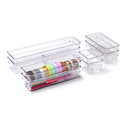 Multi-purpose Clear Shelf Organiser 15x7.5x5.6cm