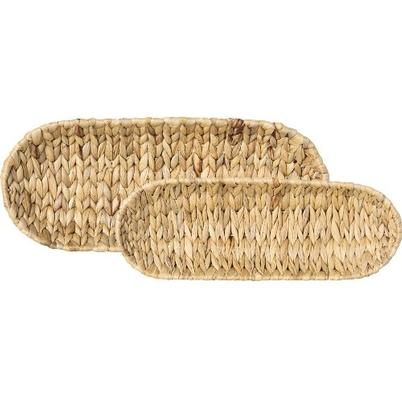 Rustic Water Hyacinth Bread Basket Large