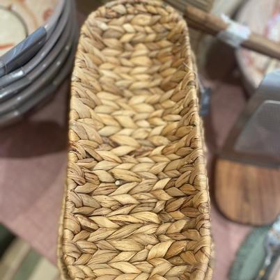 Rustic Water Hyacinth Bread Basket Large