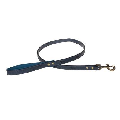 Sophie Allport Stamped Dog Lead Teal Medium