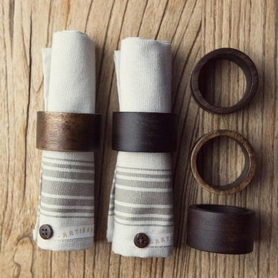 Artisan Street Napkin Rings Set of 4