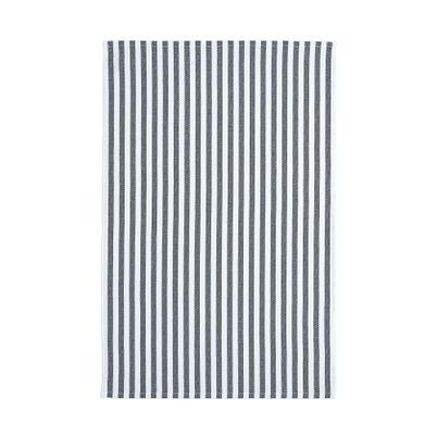 Casafina Stripes Set of 2 Kitchen Towels Black