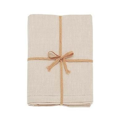 Walton & Co Chambray Tablecloth French Limestone