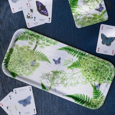 Jamida White Dill Serving Tray by Michael Angove 32cmx15cm