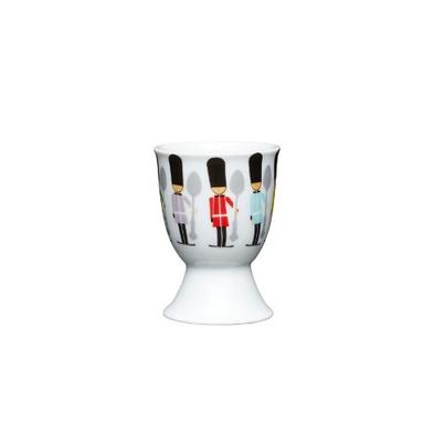 KitchenCraft Children's Soldiers Porcelain Egg Cup