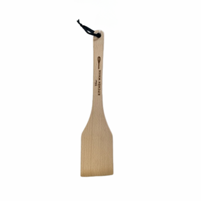 Beechwood 'The Kitchen Whisk' Engraved Spatula