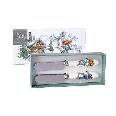 IHR Ski Vacations Box Butter Knives 2pc