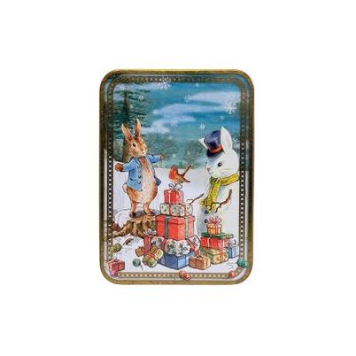Peter Rabbit Christmas Rectangular Tin Small