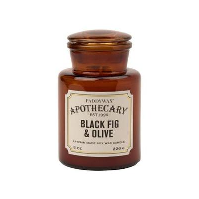 Paddywax Apothecary Glass Jar Candle Black Fig & Olive 