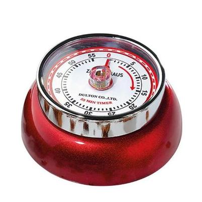 Zassenhaus Metallic Red Kitchen Timer Speed