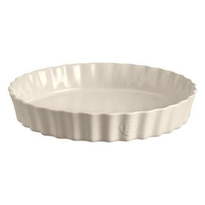 Emile Henry Deep Flan Dish Cream