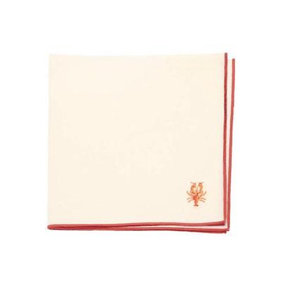 Walton & Co Embroidered Napkin Lobster Set of 2