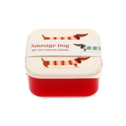 Rex Snack Boxes Sausage Dog Set of 3