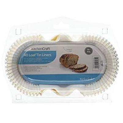 KitchenCraft Loaf Tin Liners Pack of 40