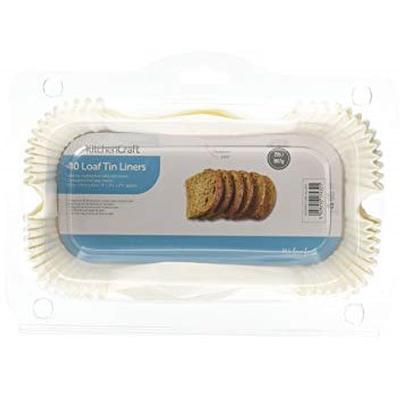 KitchenCraft Loaf Tin Liners Pack of 40 2LB
