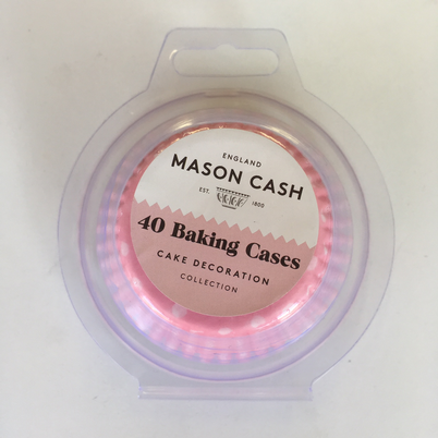 Mason Cash 40 Pink Polka Dot Baking Cases