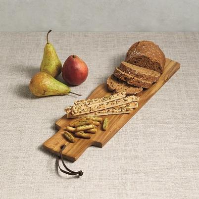 Artesa Acacia Wood Serving Plank & Baguette Board