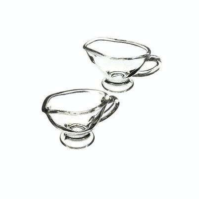 Artesa Glass Mini Sauce Boats Set of 2