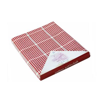 Walton & Co Auberge Tablecloth Red Gingham