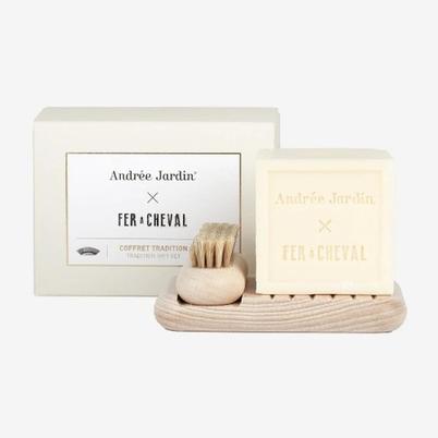 Andree Jardin Soap & Nail Brush Natural Set