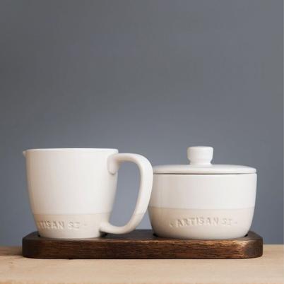 Artisan Street Creamer & Sugar Set
