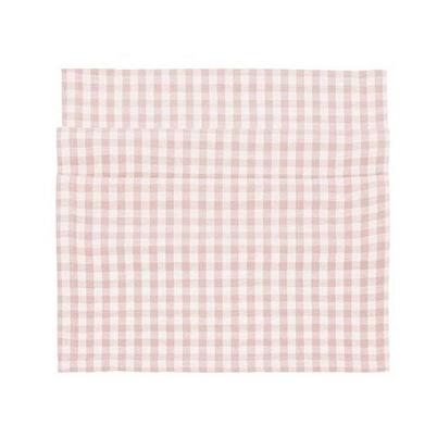Walton & Co Gingham Runner Plaster Pink