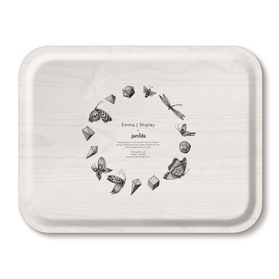 Jamida Audubon Birch Tray Multi by Emma J Shipley 43cm