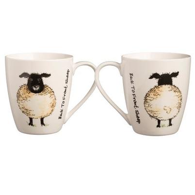 Price & Kensington Back to Front Sheep Fine China Mug