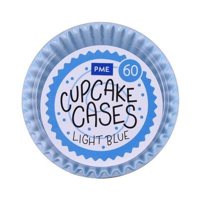 PME 60 Cupcake Cases Light Blue