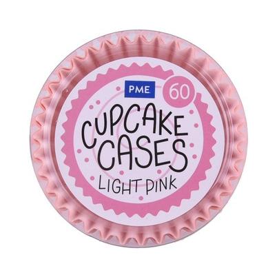 PME 60 Cupcake Cases Light Pink