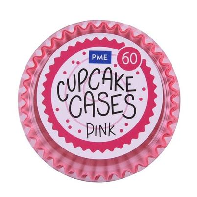 PME 60 Cupcake Cases Pink