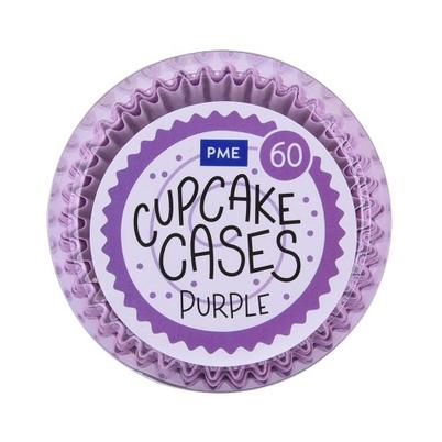 PME 60 Cupcake Cases Purple