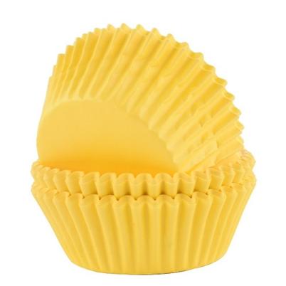 PME 60 Cupcake Cases Yellow