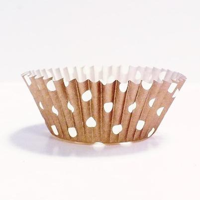 PME 60 Standard Baking Cases Brown Polka Dot